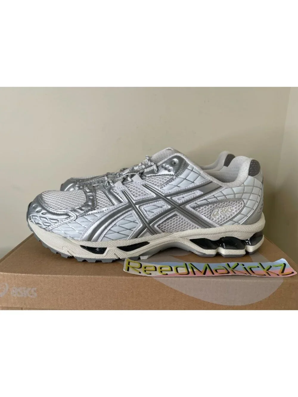 Asics Gel Nimbus 10.1 White Airy Blue Mens Sizes